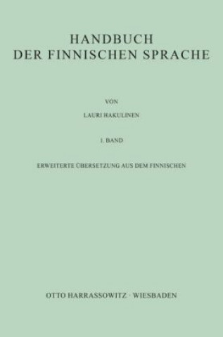 Kniha Handbuch der finnischen Sprache Lauri Hakulinen