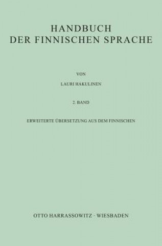 Kniha Handbuch der finnischen Sprache Lauri Hakulinen