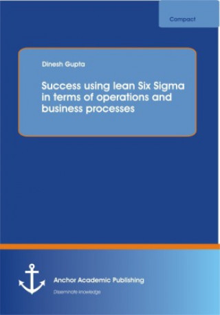 Könyv Success using lean Six Sigma in terms of operations and business processes Dinesh Gupta