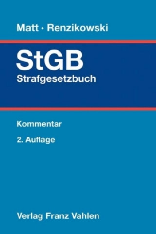 Book StGB, Strafgesetzbuch, Kommentar Holger Matt