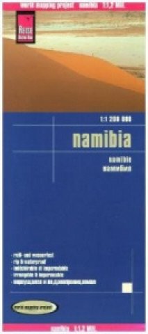 Tiskovina Reise Know-How Landkarte Namibia (1:1.200.000). Namibie Peter Rump