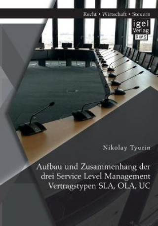 Kniha Aufbau und Zusammenhang der drei Service Level Management Vertragstypen SLA, OLA, UC Nikolay Tyurin