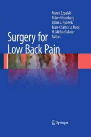 Knjiga Surgery for Low Back Pain Robert Gunzburg