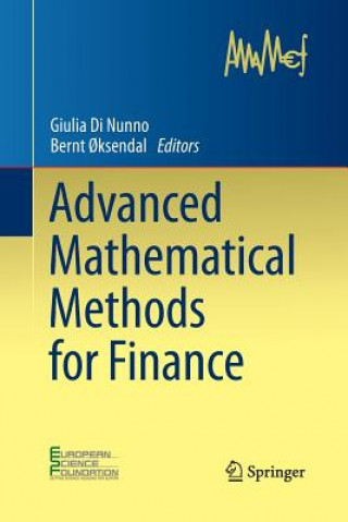 Carte Advanced Mathematical Methods for Finance Julia Di Nunno