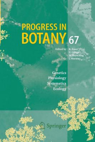 Carte Progress in Botany 67 Wolfram Beyschlag