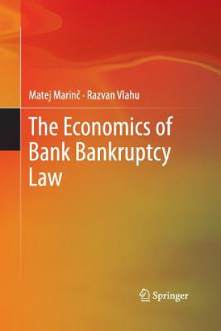 Kniha Economics of Bank Bankruptcy Law Matej Marinc