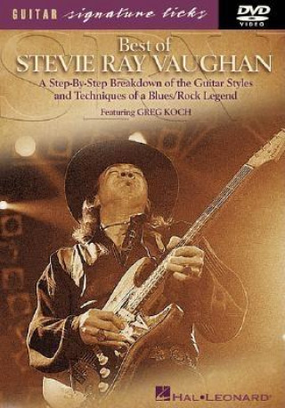 Kniha Stevie Ray Vaughan: Best of Guitar Signature Licks Greg Koch