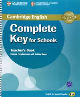 Knjiga Complete Key for Schools for Spanish Speakers Teacher's Book Emma Heyderman