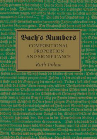 Książka Bach's Numbers Ruth Tatlow