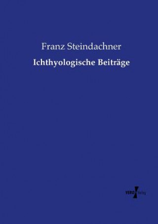 Carte Ichthyologische Beitrage Franz Steindachner