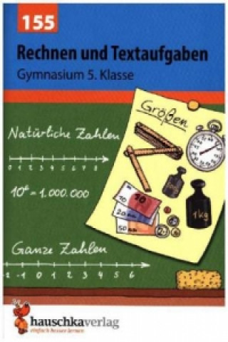 Book Rechnen und Textaufgaben - Gymnasium 5. Klasse, A5-Heft Susanne Simpson