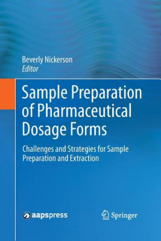 Carte Sample Preparation of Pharmaceutical Dosage Forms Beverly Nickerson