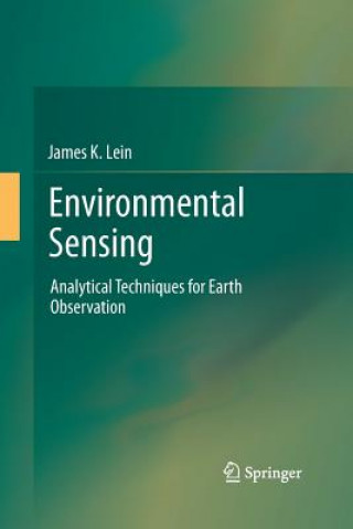 Knjiga Environmental Sensing James K. Lein