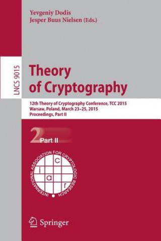 Könyv Theory of Cryptography Yevgeniy Dodis