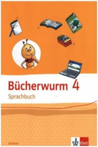 Carte Bücherwurm Sprachbuch 4. Ausgabe für Sachsen 