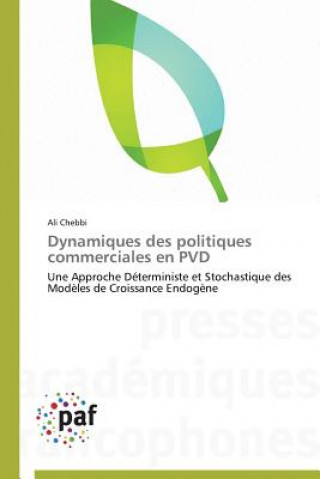 Carte Dynamiques Des Politiques Commerciales En Pvd Chebbi-A