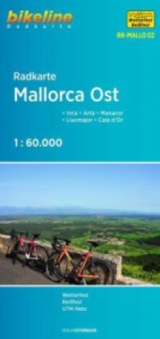 Drucksachen Bikeline Radkarte Mallorca Ost 