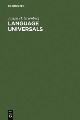 Kniha Language Universals Joseph H. Greenberg