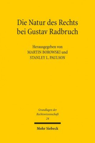 Carte Die Natur des Rechts bei Gustav Radbruch Martin Borowski