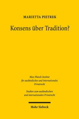 Kniha Konsens uber Tradition? Marietta Pietrek