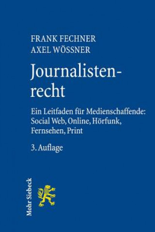 Książka Journalistenrecht Frank Fechner