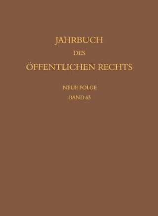 Carte Jahrbuch des oeffentlichen Rechts der Gegenwart. Neue Folge Susanne Baer