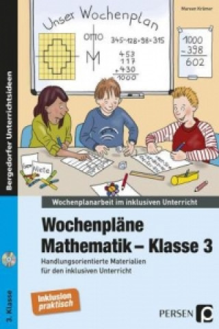 Könyv Wochenpläne Mathematik - Klasse 3, m. 1 CD-ROM Mareen Krämer