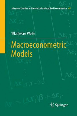 Kniha Macroeconometric Models Wladyslaw Welfe