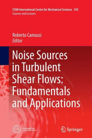 Knjiga Noise Sources in Turbulent Shear Flows: Fundamentals and Applications Roberto Camussi