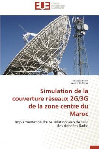 Carte Simulation de la Couverture Reseaux 2g/3g de la Zone Centre Du Maroc 