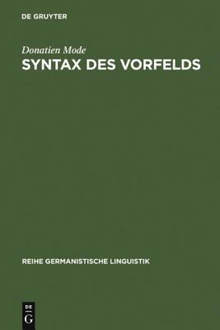 Βιβλίο Syntax des Vorfelds Donatien Mode