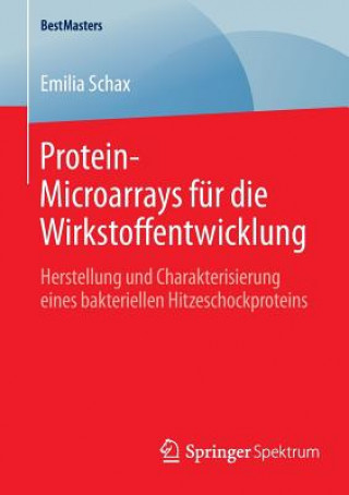 Książka Protein-Microarrays fur die Wirkstoffentwicklung Emilia Schax