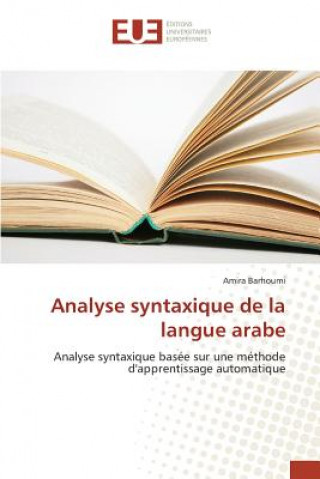 Kniha Analyse Syntaxique de la Langue Arabe Barhoumi-A