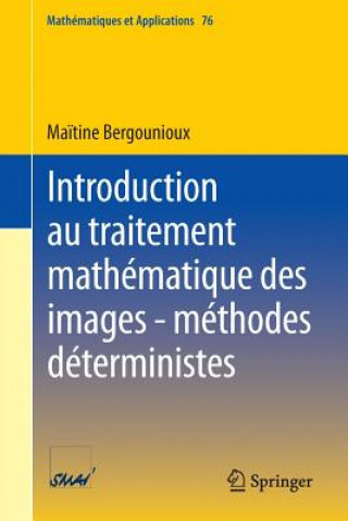 Carte Introduction Au Traitement Mathematique Des Images - Methodes Deterministes Maitine Bergounioux