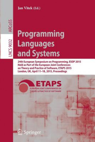 Könyv Programming Languages and Systems Jan Vitek