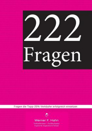 Kniha 222 Fragen Werner F Hahn
