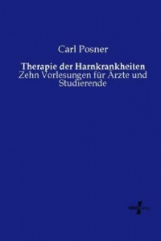 Carte Therapie der Harnkrankheiten Carl Posner