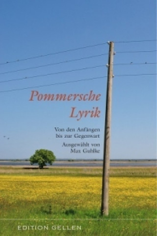 Kniha Pommersche Lyrik Max Guhlke