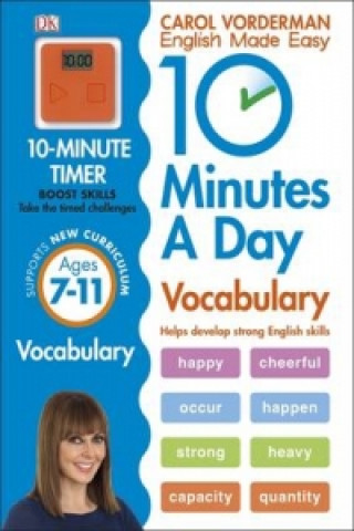Knjiga 10 Minutes A Day Vocabulary, Ages 7-11 (Key Stage 2) Carol Vorderman