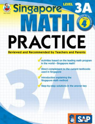 Książka Singapore Math Practice, Level 3A Grade 4 Frank Schaffer Publications