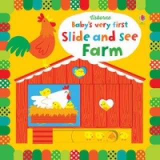 Книга Baby's Very First Slide and See Farm Fiona Watt