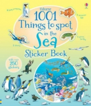Könyv 1001 Things to Spot in the Sea Sticker Book Teri Gower
