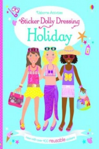 Kniha Sticker Dolly Dressing Holiday Lucy Bowman
