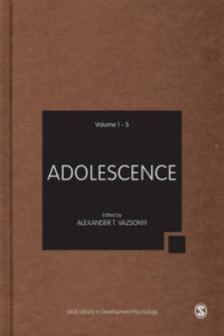 Könyv Adolescence Alexander T Vazsonyi