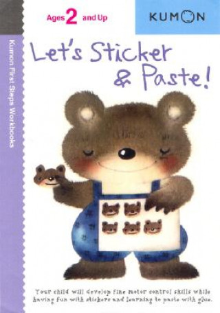 Book Let's Sticker and Paste! Kumon Publishing