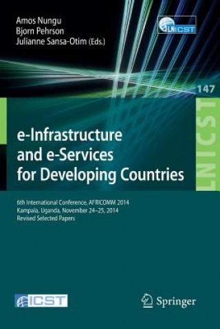 Książka e-Infrastructure and e-Services for Developing Countries Amos Nungu