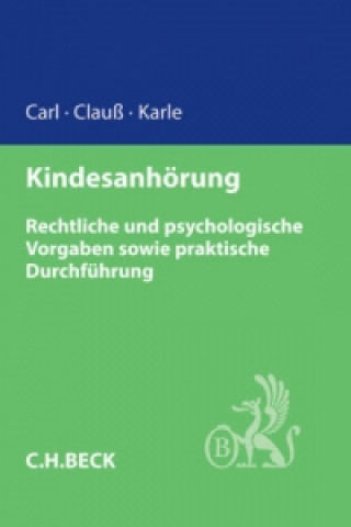 Carte Kindesanhörung im Familienrecht Eberhard Carl
