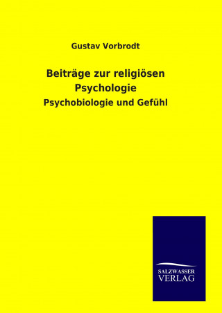 Carte Beiträge zur religiösen Psychologie Gustav Vorbrodt
