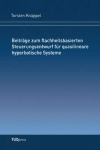 Książka Beiträge zum flachheitsbasierten Steuerungsentwurf für quasilineare hyperbolische Systeme Torsten Knüppel