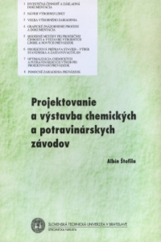 Kniha Projektovanie a výstavba chemických a potravinárskych závodov Albín Štofila